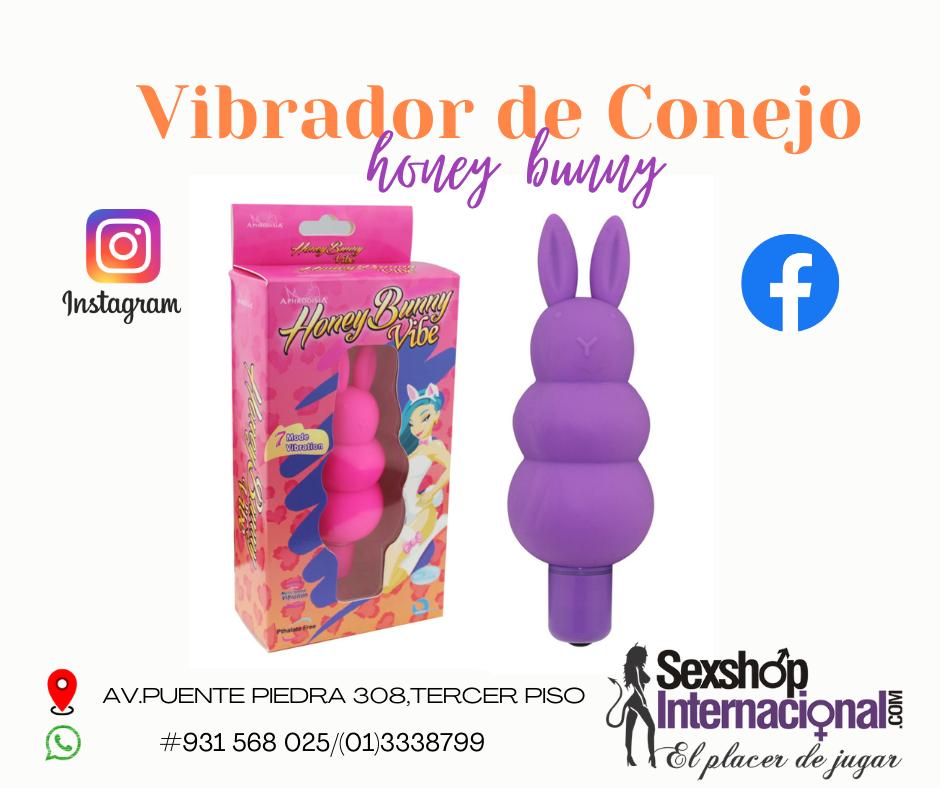 VIBRADOR DE CONEJO HONEY VIBE MAXIMO PLACER SEXSHOP NTERNACIONAL 931568025